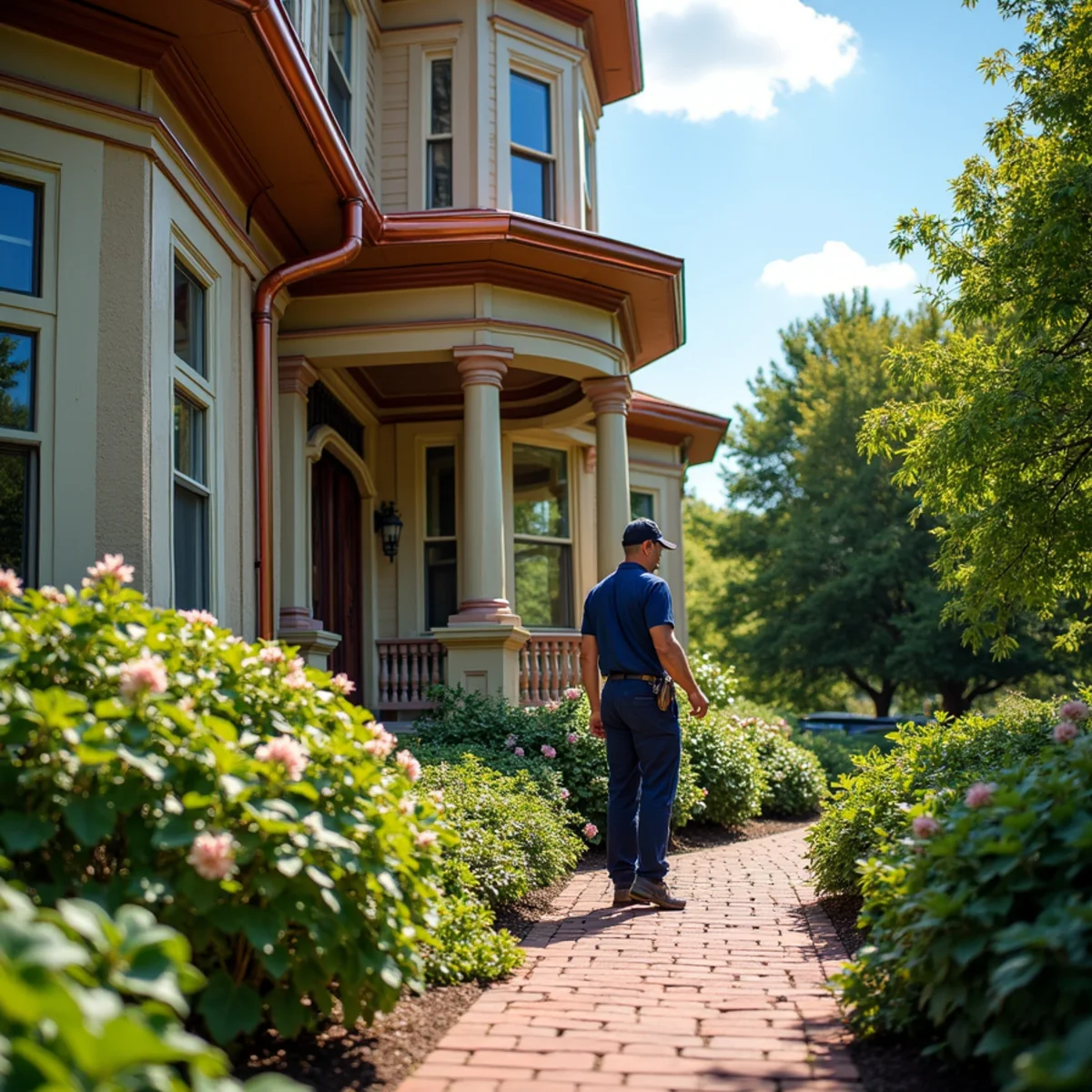 Historic Victorian home with ornate trim in the Rose City of Madison NJ
